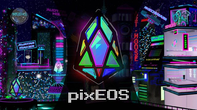 El futurista mundo del Game Center de pixEOS