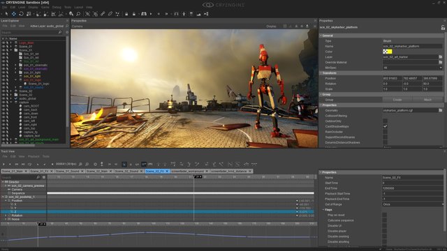 Cryengine 5 Sandbox Editor