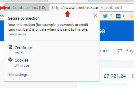 Coinbase SSL Verification