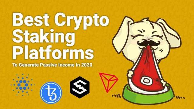 best top crypto cryptocurrency staking proof of pos coins tokens platform website pool passive income returns