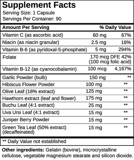 Blood Pressure Support Ingredients