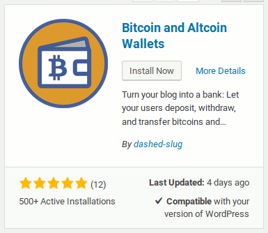 Installing Bitcoin and Altcoin Wallets from WordPress.org