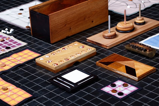 wooden board games