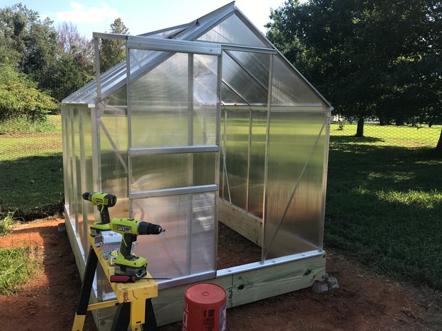 Assembling The Harbor Freight 6x8 Greenhouse Steemit