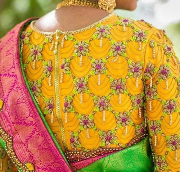 South Indian Bridal Blouse Designs