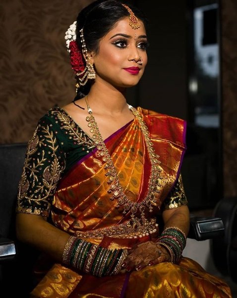 South Indian Bridal Blouse Designs