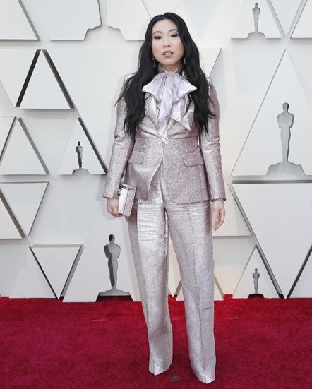 Awkwafina Oscars 2019 Red Carpet