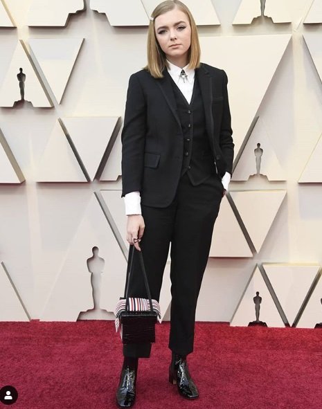 Elsie Fisher Showstoppers at Oscars 2019 Red Carpet