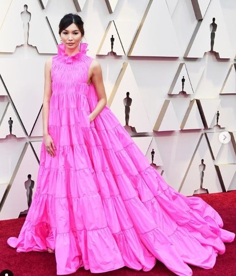 Gemma Chan Oscars 2019 Red Carpet