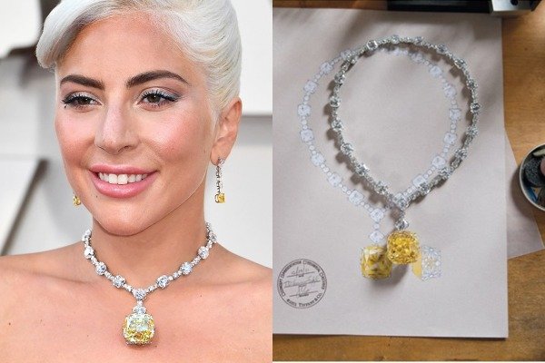 Lady Gaga Wore 128-Carat Tiffany Yellow 