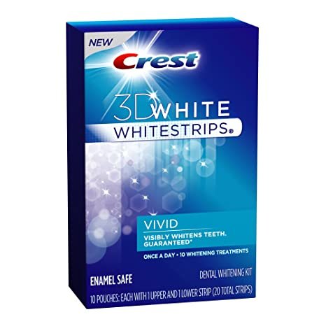 Crest 3d White Vivid Teeth Whitening Strips 10 Count JPG