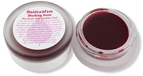 Living Libations - Organic / Wildcrafted Maiden Fern Blushing Balm (.17 oz / 5 ml) Photo