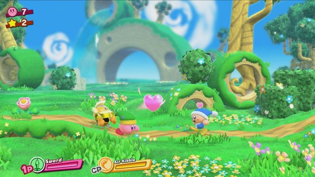 Kirby Star Allies gameplay demo