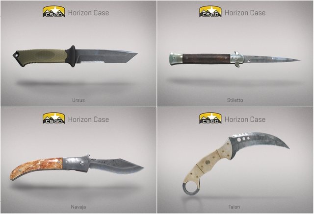 The Horizon brings new and new Knives to CS:GO —