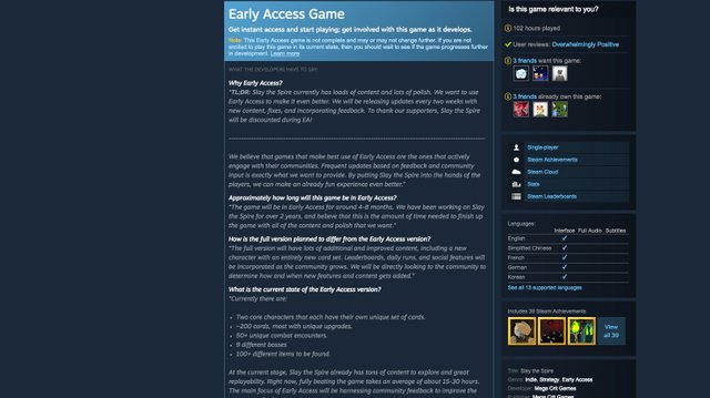 Early Access Games on Steam - Digital Development Management