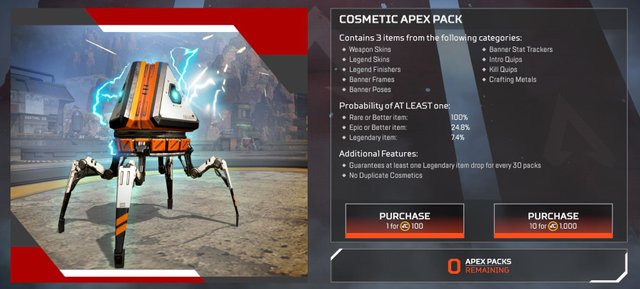 Apex Legends Packs