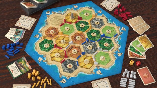 The artwork for Catan Sixth Edition is far more vibrant than previous editions.