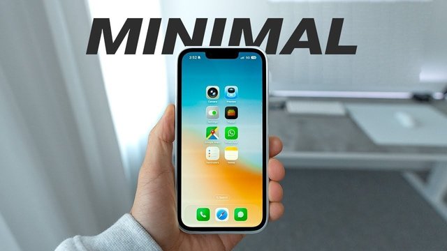 Minimalist iPhone Setup