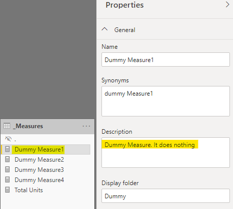 DAX Tips - Measure ToolTips