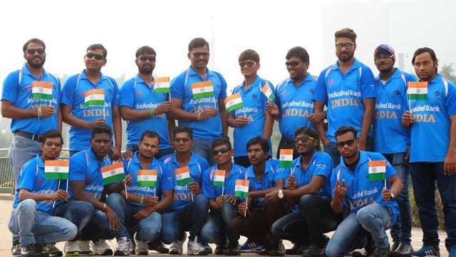 Image result for blind cricket team