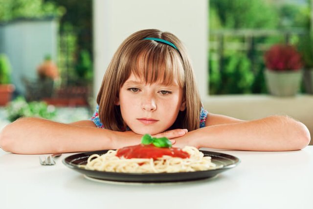 Resultado de imagen para children do not want food