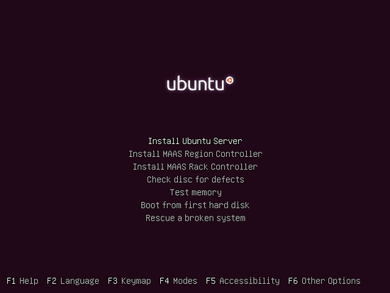 Starten Sie die Ubuntu-Installation.