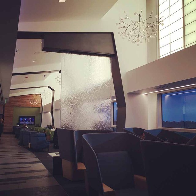 Alaska Airlines Board Room Business Class Lounge Review At