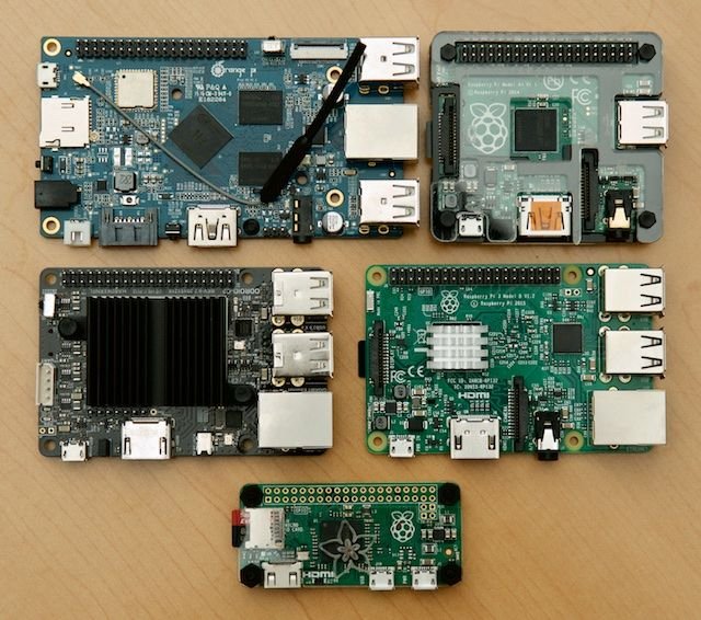 Raspberry Pi Zero Comparison Chart