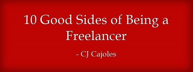 10 Good Sides of Being a Freelancer