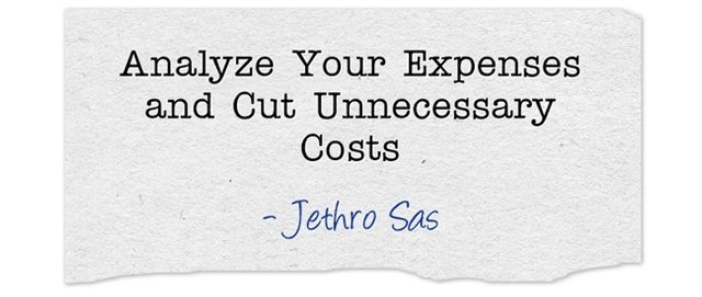 Analyze Your Expenses and Cut Unnecessary Costs