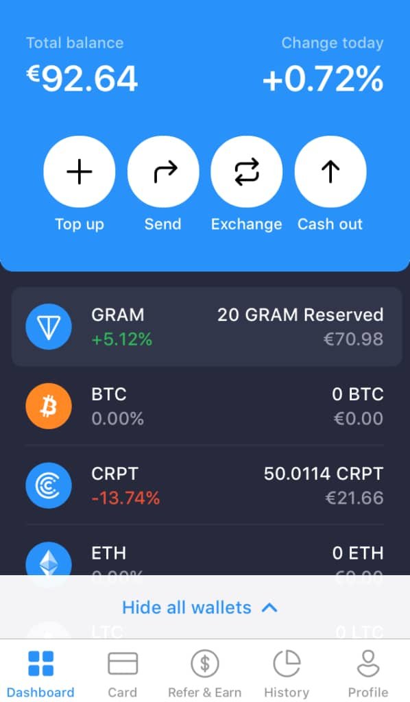 Reserviere deine Telegram Open Network GRAM-Tokens vor dem Release mit Crypterium!