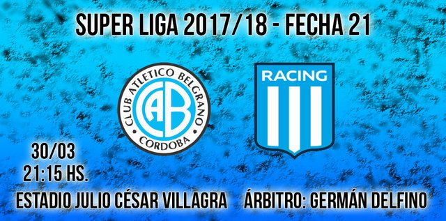 Donde Ver Belgrano vs Racing EN VIVO Superliga Argentina 2018 Online