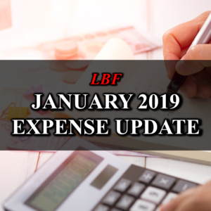 January 2019 Expense update