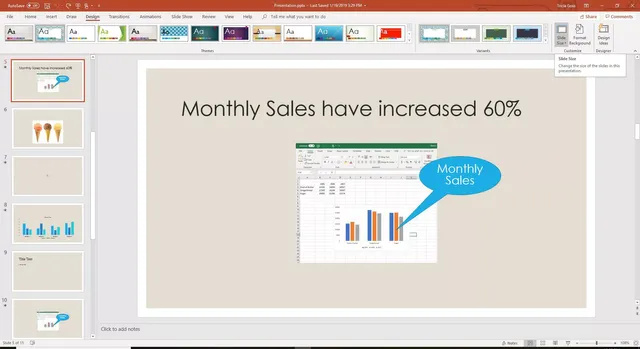 Slide Size in PowerPoint