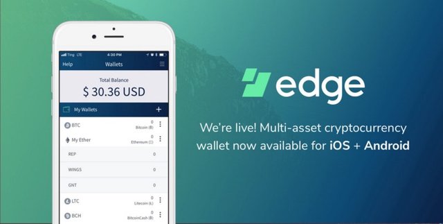 edge - Multi-asset cryptocurrency wallet for iOS and Android