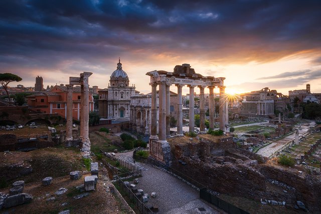 Forum Romanum Sunrise