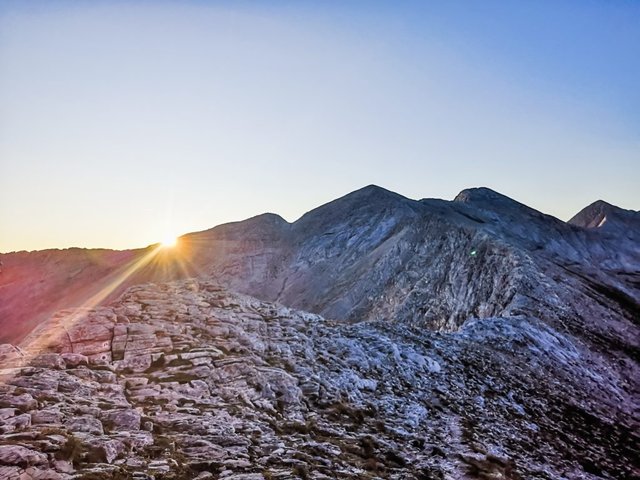 Sunrise and Sunset from Koncheto area: