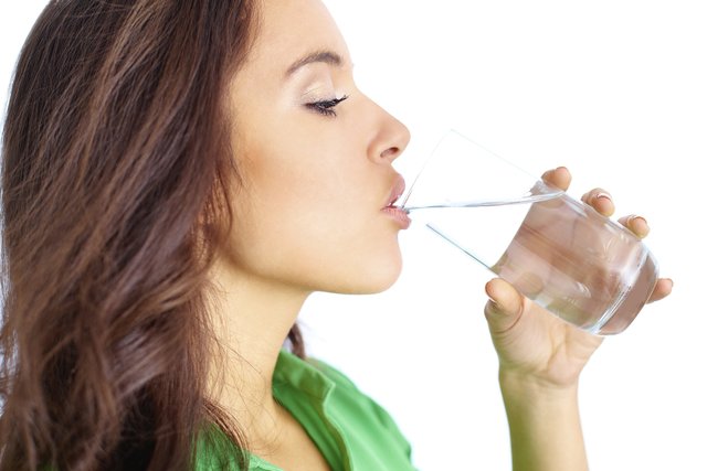 Everyone loves a pretty woman drinking water