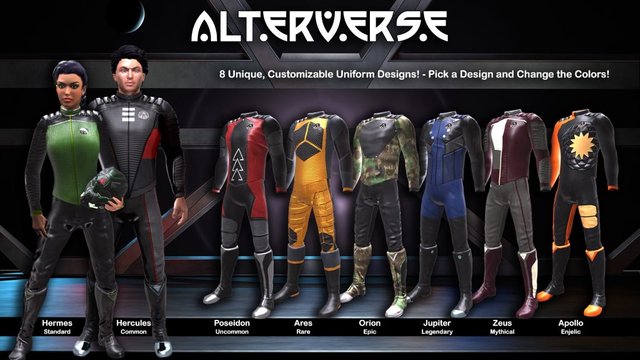 Alterverse skin customizer NFT