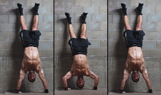 HANDSTAND SHOULDER PUSH AND MOVEMENT