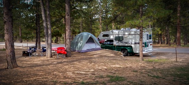 dispersed campsite
