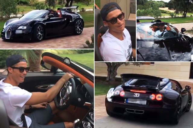 A Garage Full Of Expensive Cars Cristiano Ronaldo Is Breathtaking