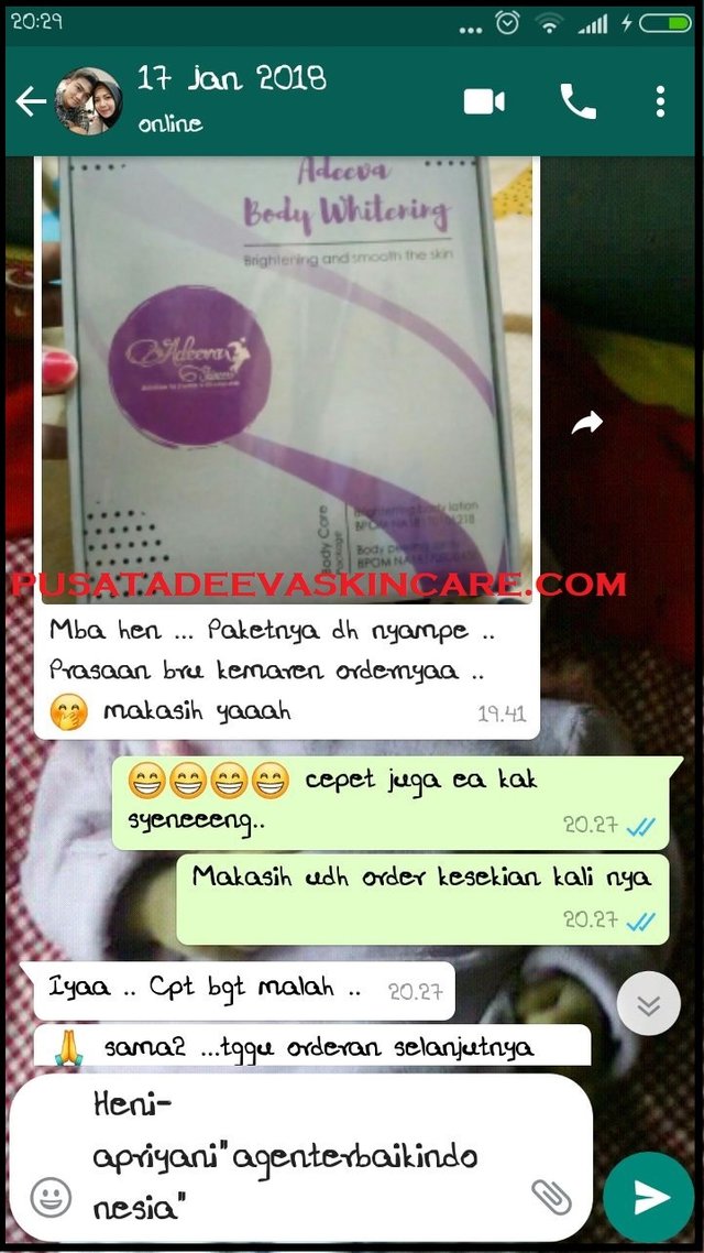 Testimoni Adeeva Skincare Terbaru