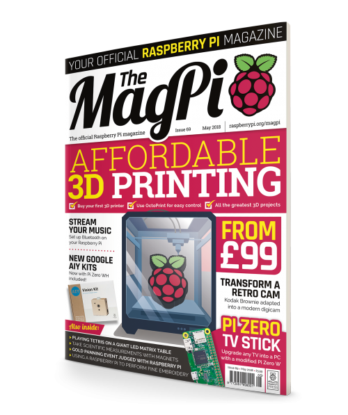 Free PDF download of MagPi, a magazine about Raspberry Pi projects and more