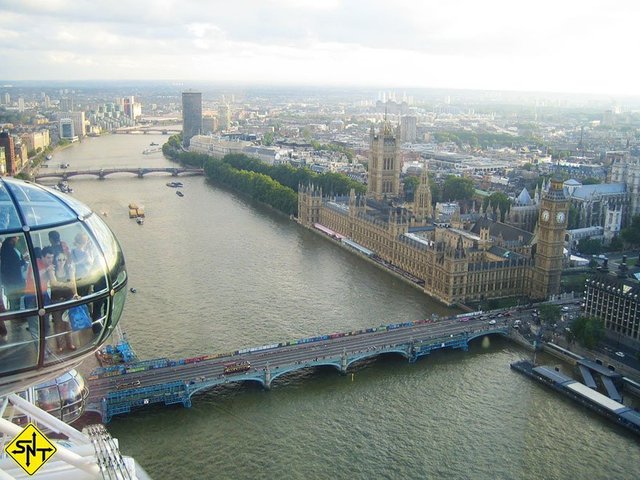 Inglaterra - Londres - Big Ben e as Casas do Parlamento