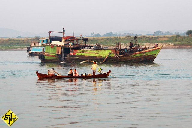  Myanmar - De Mandalay para Bagan de barco - Siga Nossa Trilha