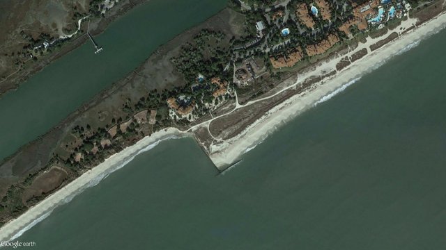 Coastal Erosion on a Groin