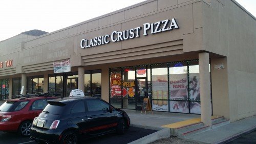 View of Classic Crust Pizza before the Meetup.