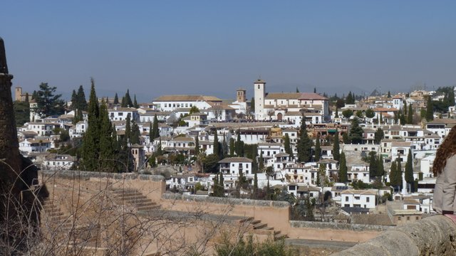 view of granada alhambra granada spain