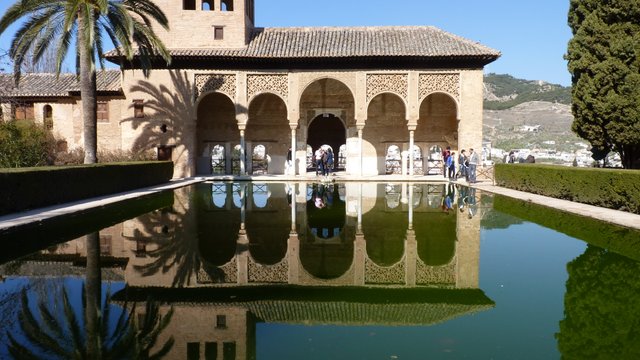 partal palace alhambra granada spain